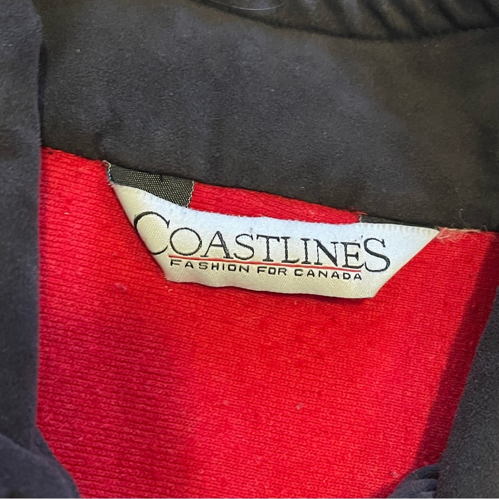 Vintage Coastlines Canada Fleece Jacket Haida Native Sun Full Zip Size Large - Picture 6 of 6